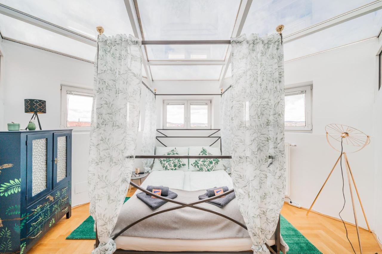 Penthouse Apartment - Sauna - Terrasse - Kamin - Ac فيينا المظهر الخارجي الصورة